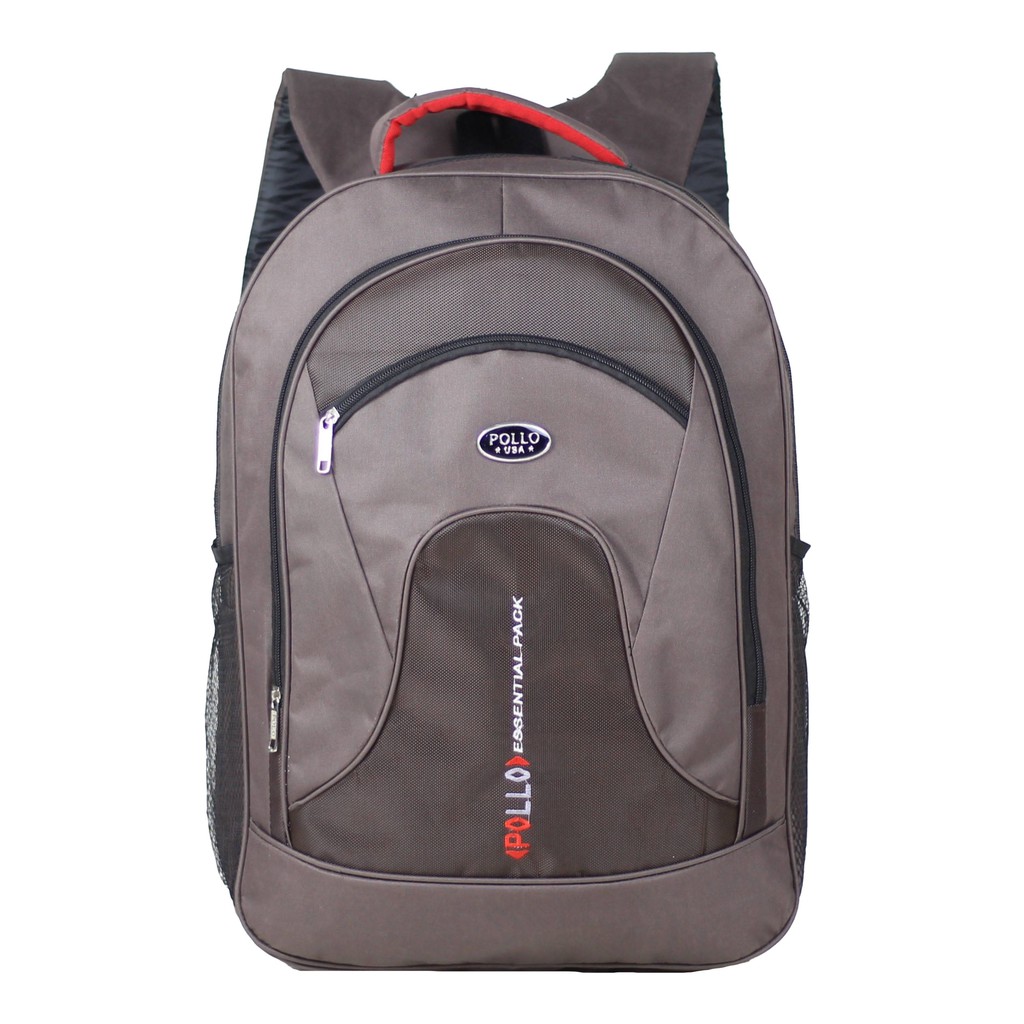 Tas Polo SMP SMA Cowok Backpack Gendong Laptop Laki-Laki Multifungsi