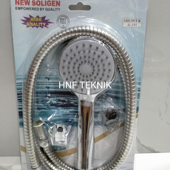 hand shower mandi soligen shower mandi crome stenlis soligen - crome stenlis