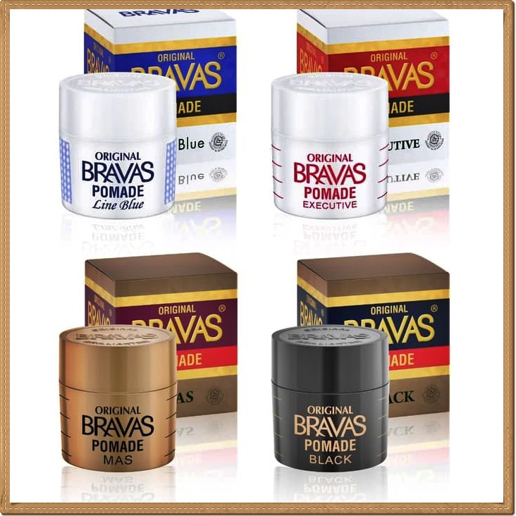 Hair Bravas Pomade 80 Gram Original Minyak Rambut Pria Murah