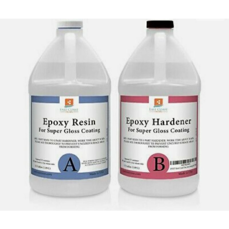 Resin Epoxy Bening (1 Set Resin & Hardener) Import