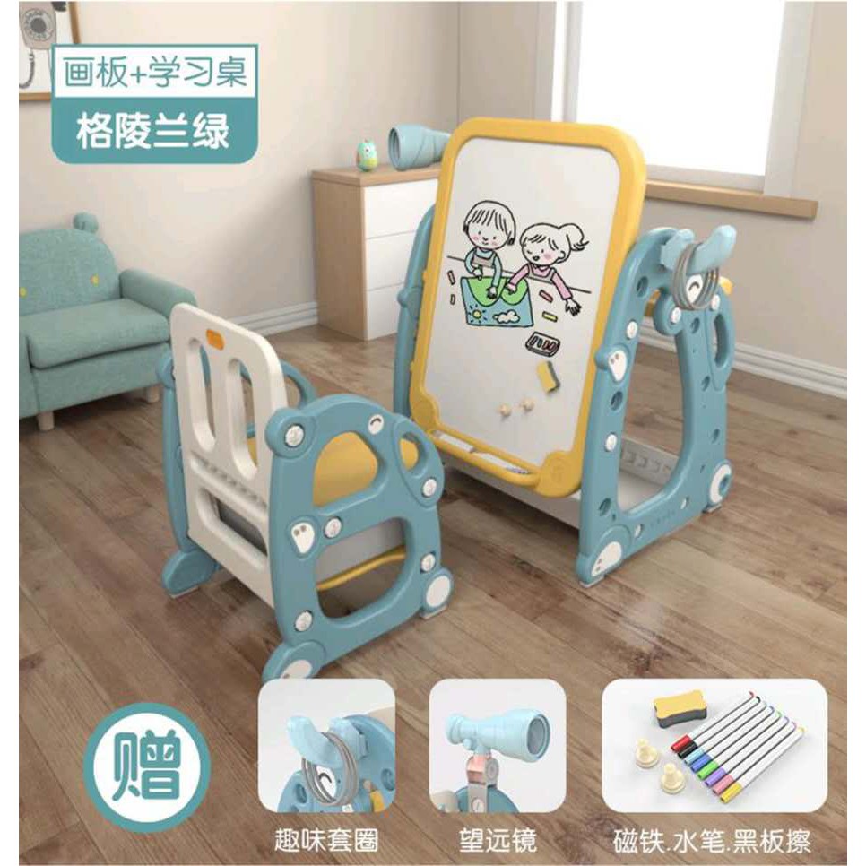 

Papan Tulis / Painting Board + Desk / Meja + Kursi / Chair + Spidol + Penghapus + Teleskop WS6-27