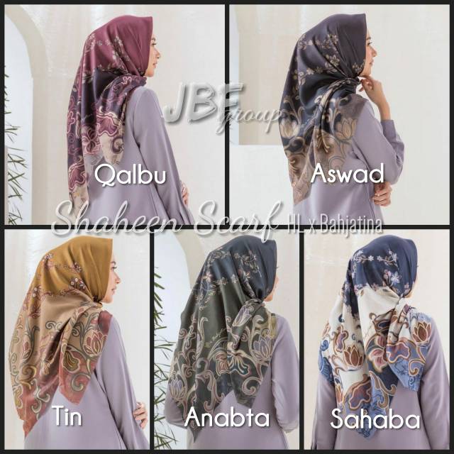 SHAHEEN SCARF HEAVEN LIGHTS X BAHJATINA