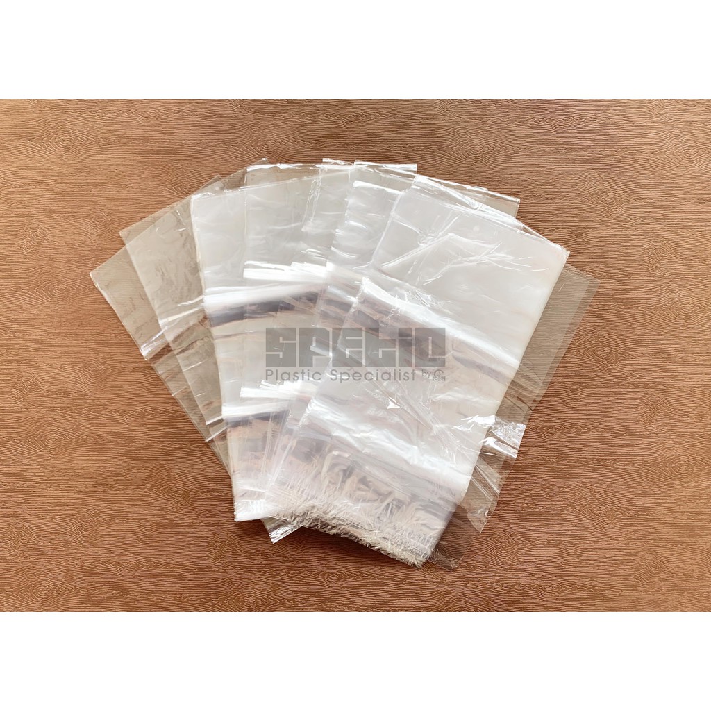 Kantong Plastik PP 12x24 cm / Plastik PP Bening / Plastik Bungkus / Plastik Snacks / Plastik Saos