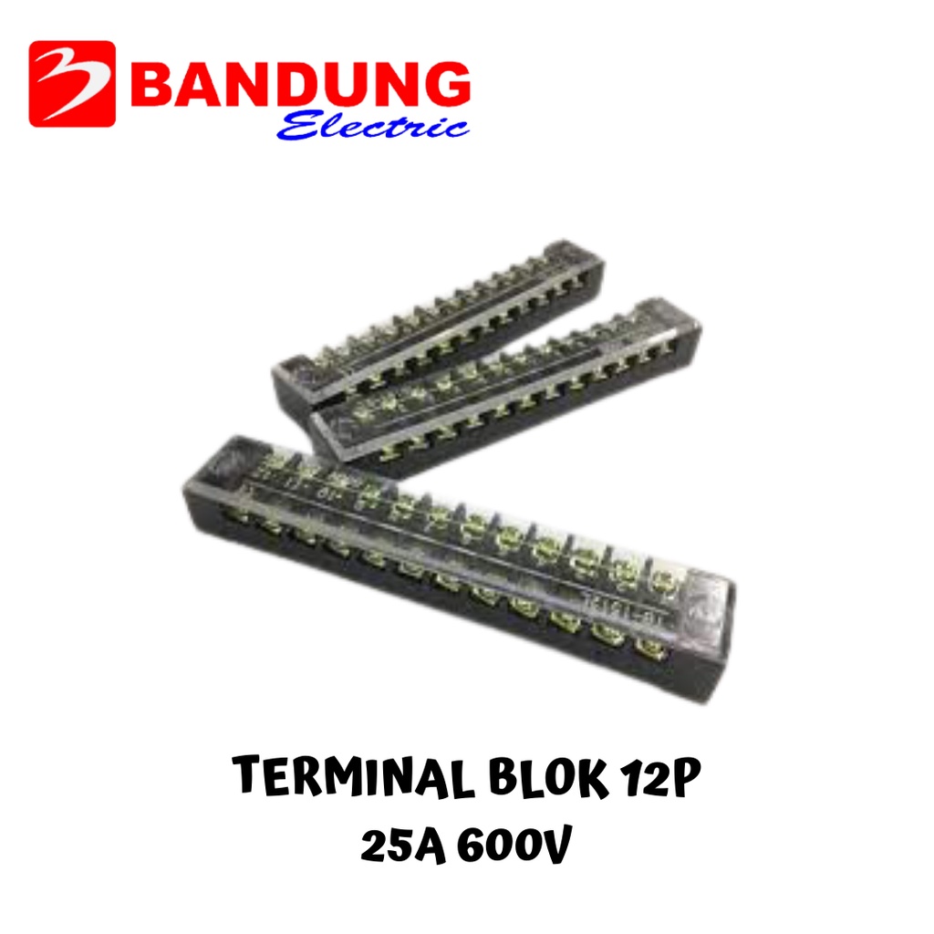 Terminal Blok 12p 25A Sambungan Kabel 12 pin 25A Terminal Blok 2512