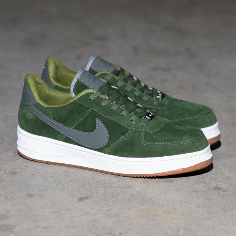 nike air force 1 olive green grey gum