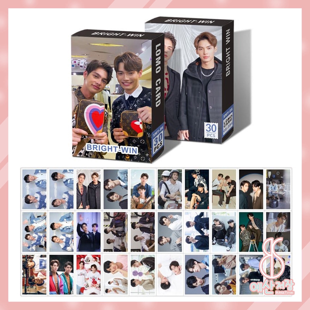 [BS] BISA COD 30pcs Photo Card Bright Win Thailand Thai Pop Kartu Foto Lomo Card - KP887