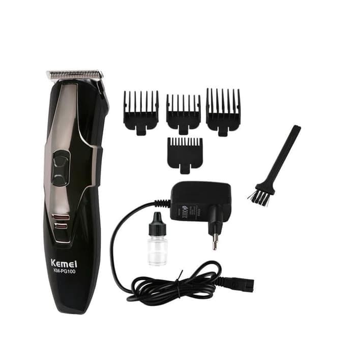 KEMEI KM PG 100 ALAT MESIN CUKUR BULU RAMBUT RECHARGEABLE HAIR CLIPPER