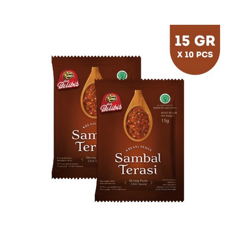 

Dua Belibis Sambal Terasi Sachet 15gr x @10/ Sambal Terasi Sachet