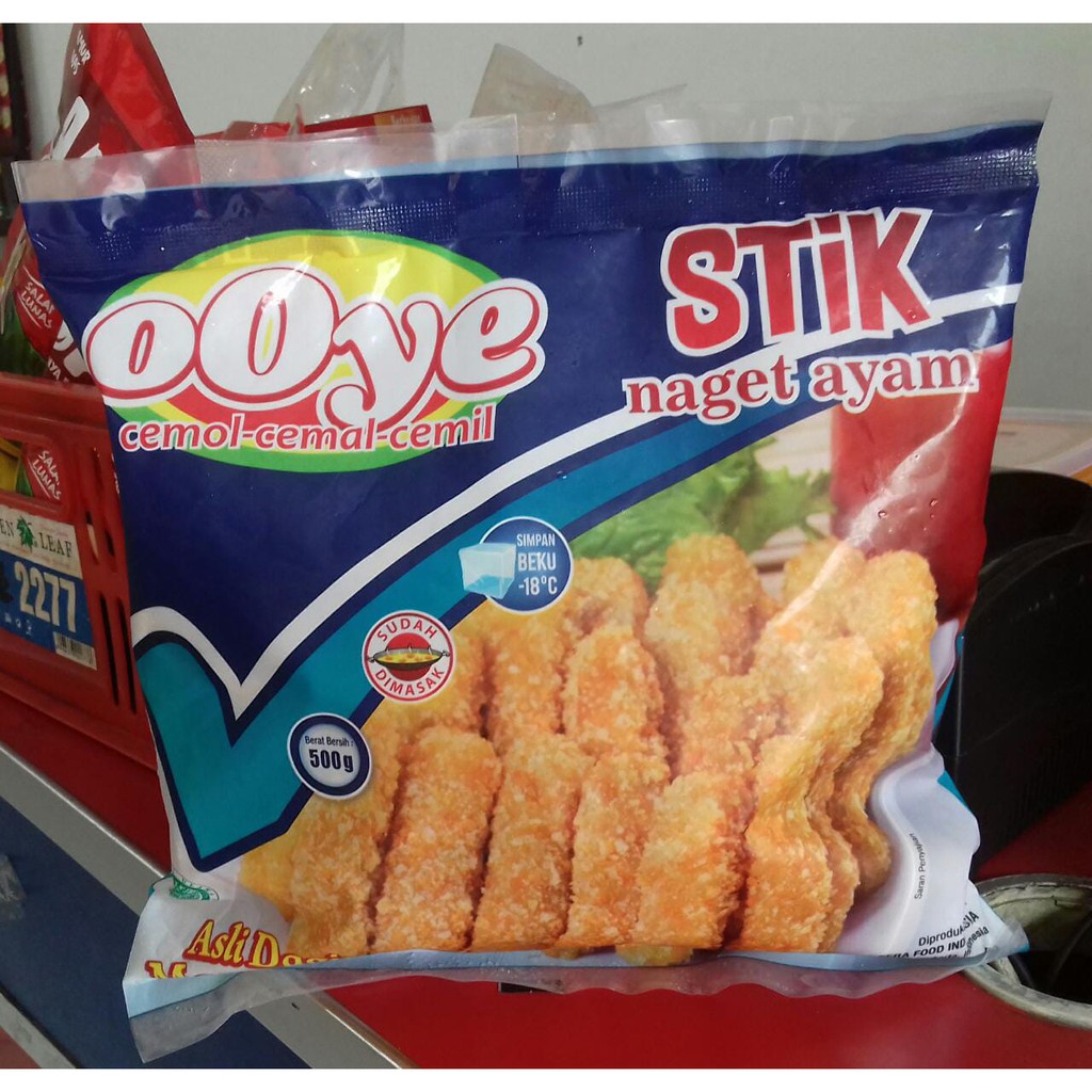 

Ooye Nugget Ayam Stick 500gr / Nugget Stick / Naget Ayam / Nugget Chicken / Ooye