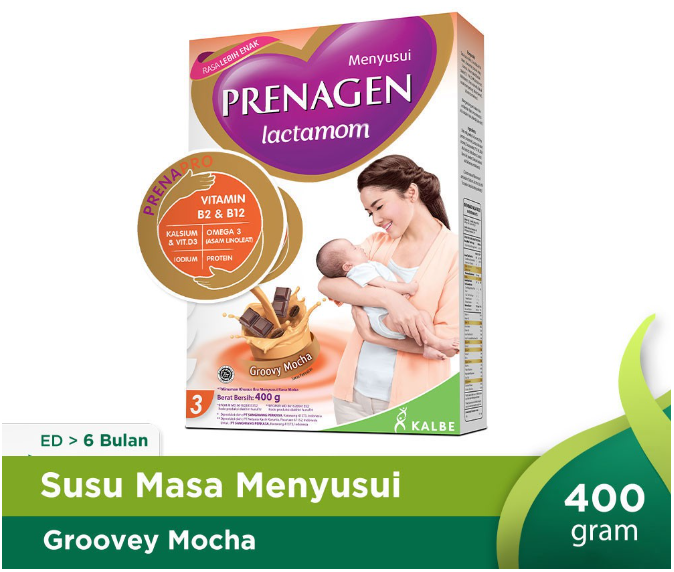Prenagen Lactamom Mocha 400gr SUSU PRENAGEN IBU MENYUSUI PRENAGEN SUSU LACTAMOM 400 MOKA