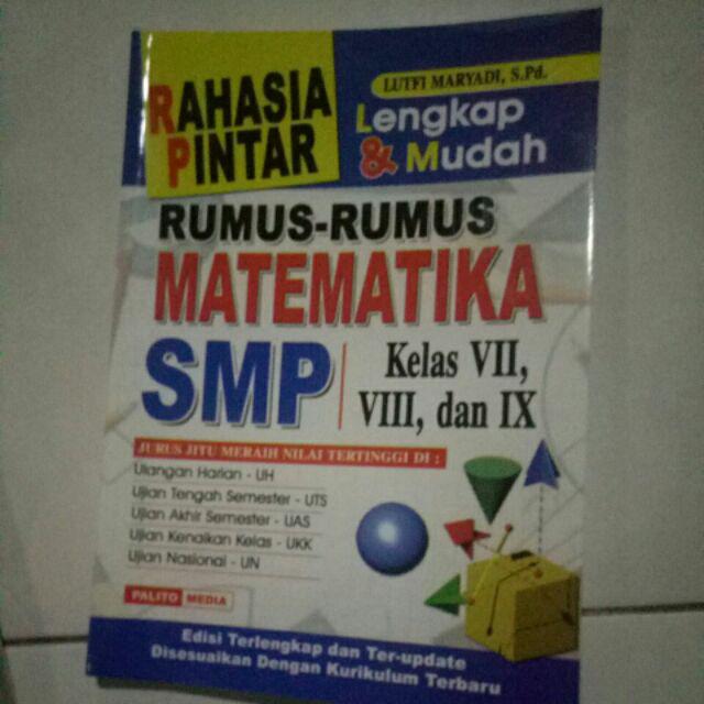 Super Cepat Rumus Rumus Matematika Smp Kunci Sukses Meraih