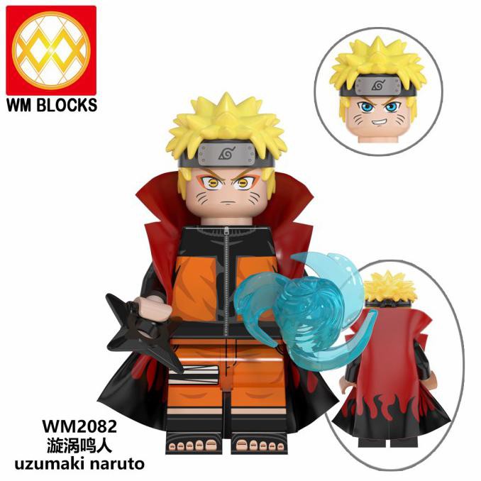 Favorit] Mainan Lego Naruto Uzumaki Wm2082 Minifigure Brick Marvel Avengers