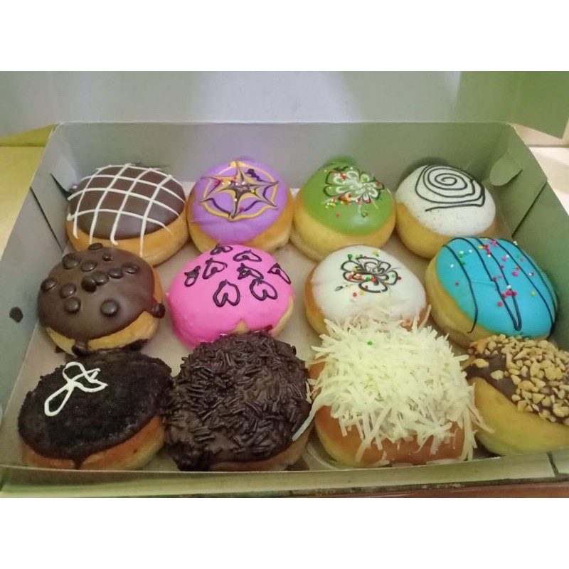 

INDOPOP donat mini isi 12