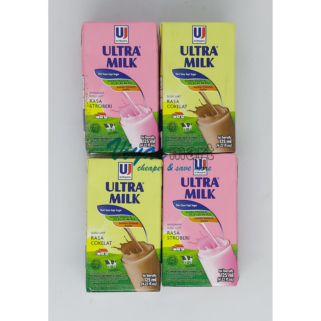 

Ultra Milk Susu Cair UHT / Susu Kotak 125ml