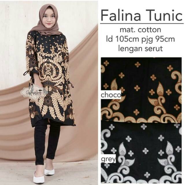 Falina Tunic Batik Garuda Kencana