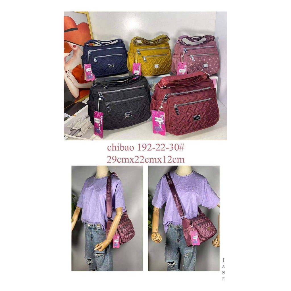 Tas selempang wanita Tas Chibao 192--22-30 Bahan kanvas Terbaru. Tas Chibao Best Seller Tas Wanita Terbaru Bisa bayar ditempat.!!!!