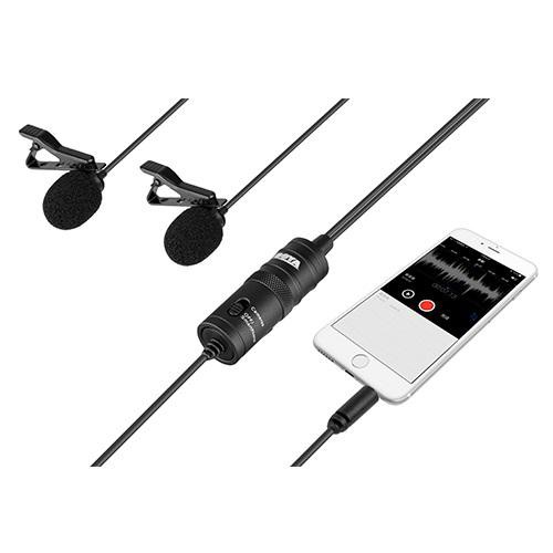 Boya BY-M1DM Clip On Lav Mic - Microphone for DSLR, Smarphone, Camera, PC - Garansi Resmi 1 Tahu