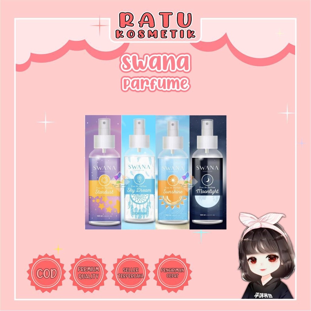 ❤ RATU ❤ Swana Eau De Parfume | Parfum Swana Edp By Hanasui BPOM✔️