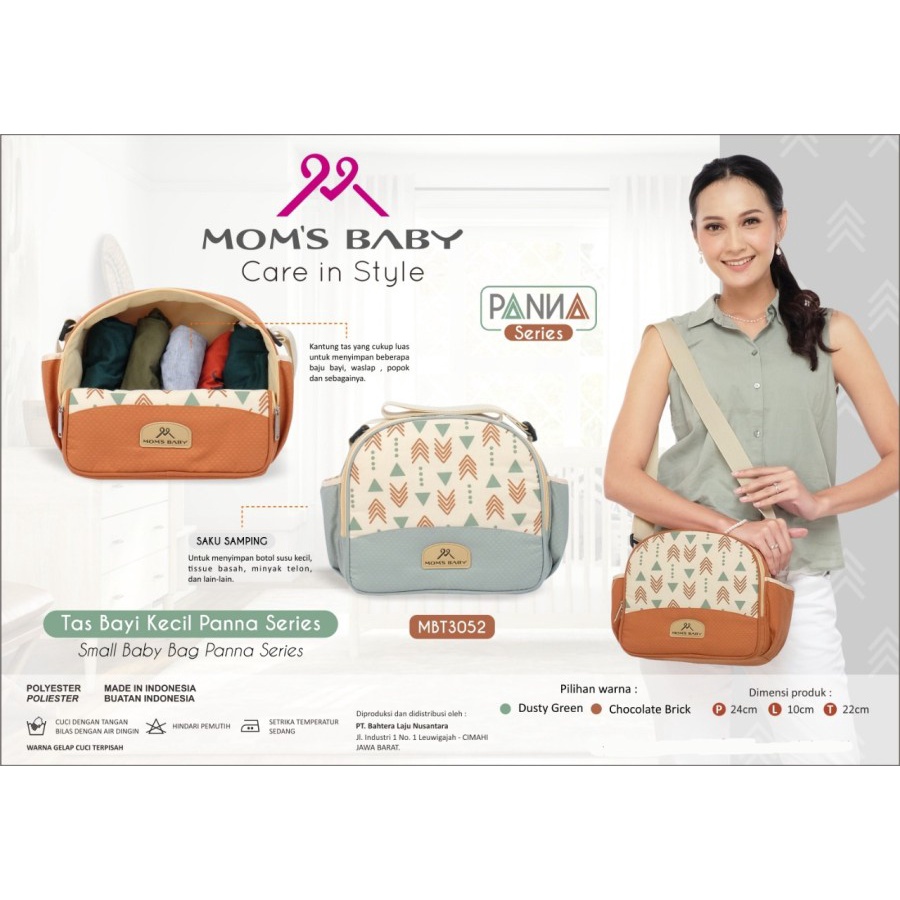 Tas Bayi Kecil Moms Baby Indie MBT3059 Aurora MBT3055 Panna MBT3052