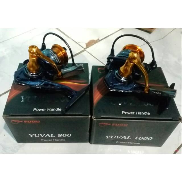 Reel spinning FUGU Yuval power handel 800-1000