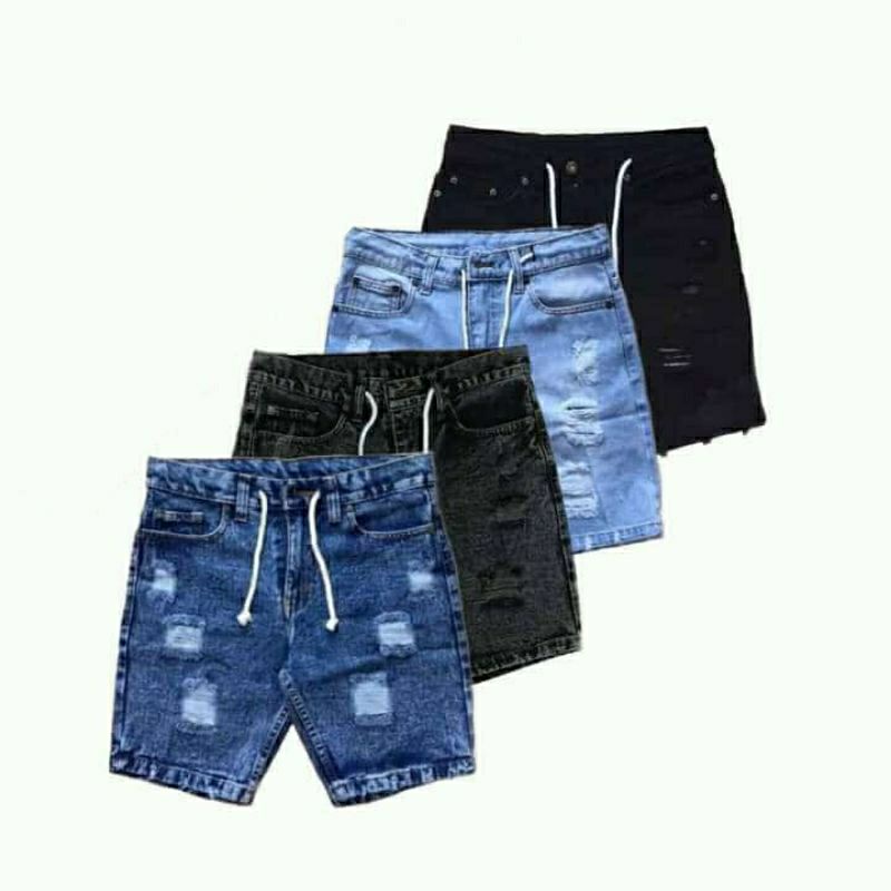 CELANA PENDEK SOBEK PRIA/CELANA PENDEK PRIA KEREN/CELANA PENDEK PRIA DISTRO/CELANA PENDEK PRIA MURAH