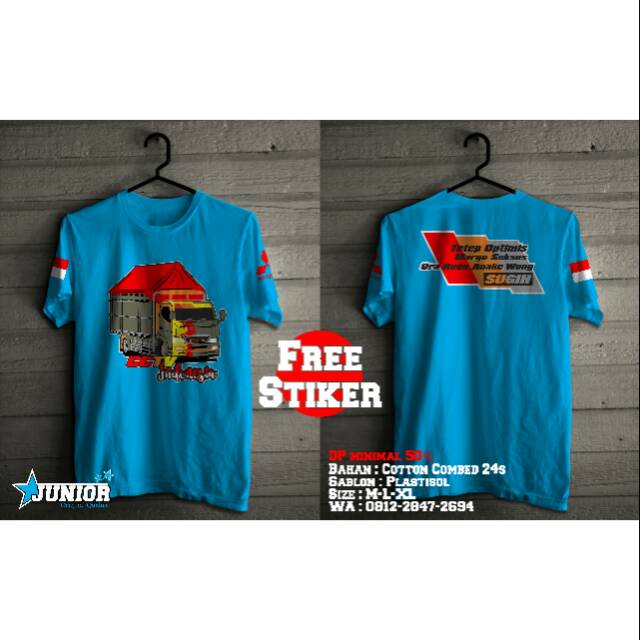 Kaos canter / truck CCTV Indonesia