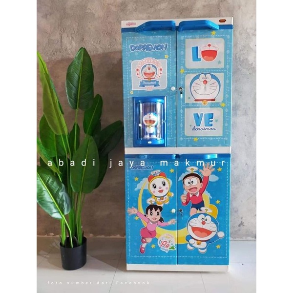 lemari plastik naiba doraemon / NAIBA MSC DOLL 9284 /doeramon