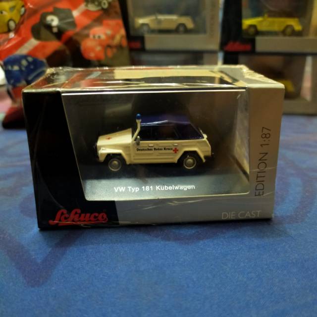 SCHUCO VW Camat TYP 181 KUBELWAGEN PALANG MERAH