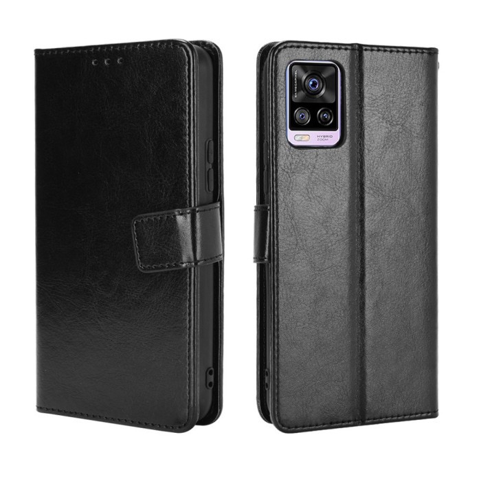 VIVO V20 FLIP LEATHER CASE DOMPET WITH SLOT CARD FLIPCOVER