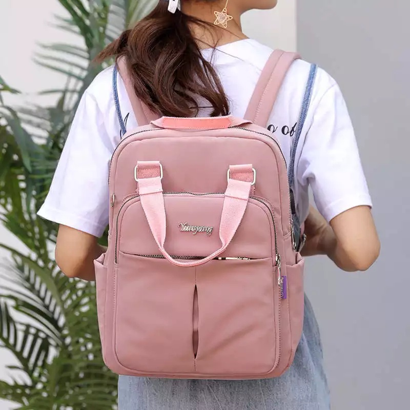 Tas Ransel Wanita Terbaru Kekinian 2022 Viral Multifungsi Ransel Tenteng Trand Laris Model Perempuan Korea