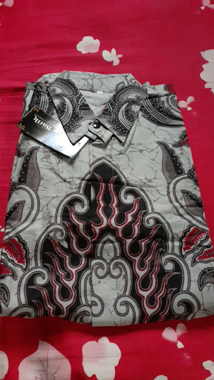 Kemeja Batik Pria Lengan Panjang Size M L Xl Xxl Bswart Hrb026 Batik Shogan