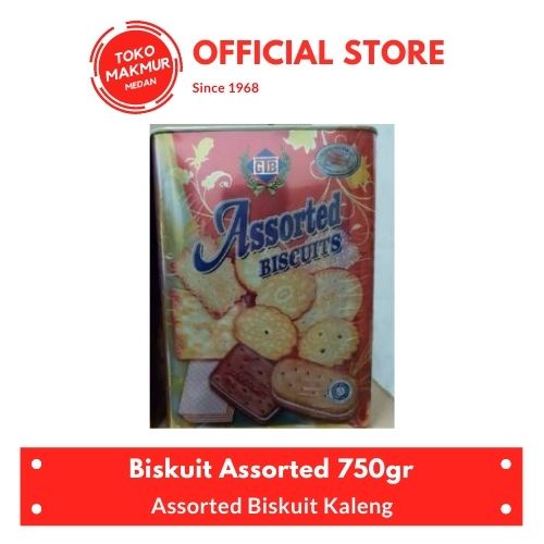 BISKUIT ASSORTED KALENG 700GR - ROTI KALENG