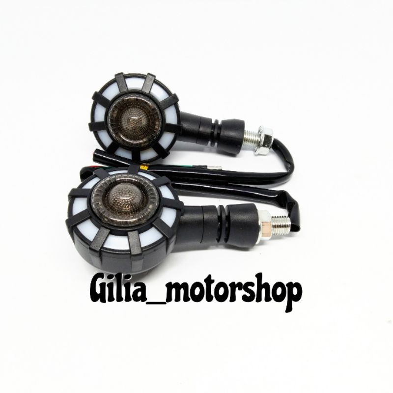 lampu sen led bulat scoopy cb sen led bulat projie Lampu Sein Bulat D-175 Universal Lampu Sen 2in1