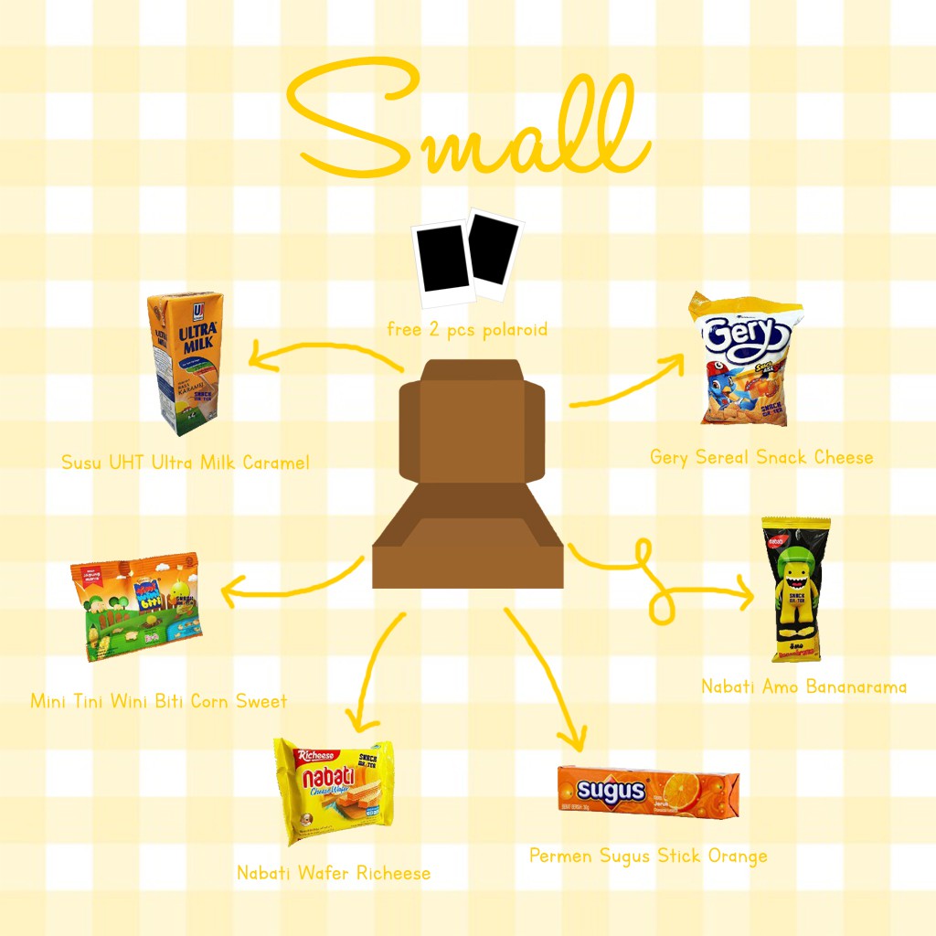 

Snack Box / Gift Box / Hampers Yellow Edition