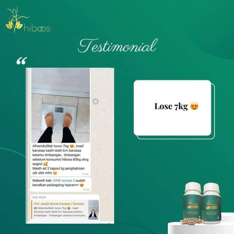 Hiboos Bodygoals pelangsing tubuh alami BPOM