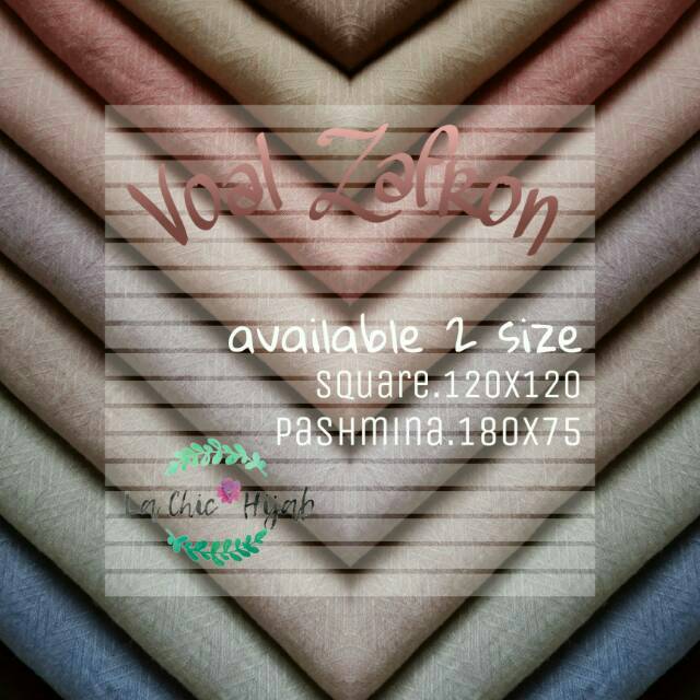 Voal Zafron Square & Pashmina