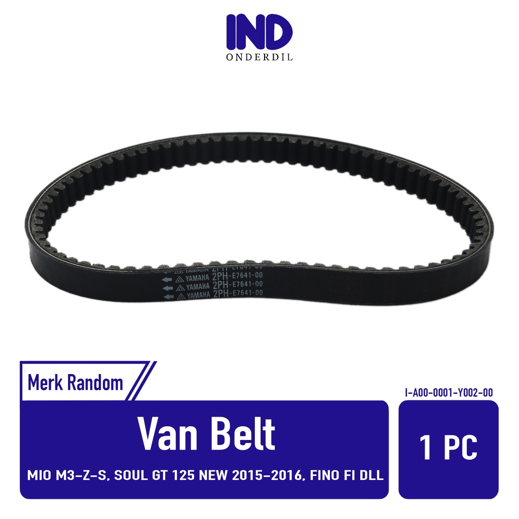 Vanbelt-Vanbel Van-V Bel-Belt 2PH Mio M3-Z-S &amp; Soul GT 125 Lama-New &amp; Fino FI &amp; X-Ride 125 &amp; Free Go Merk Random