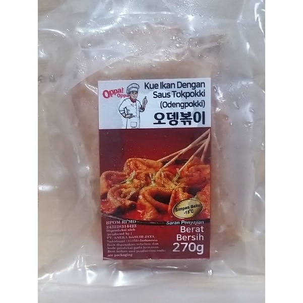 ✔MURAH Odeng + Saus Tokpoki Instan Siap Makan HALAL 200gr / Odengpoki / Odeng Eomuk Korea Fish Cak ijoe