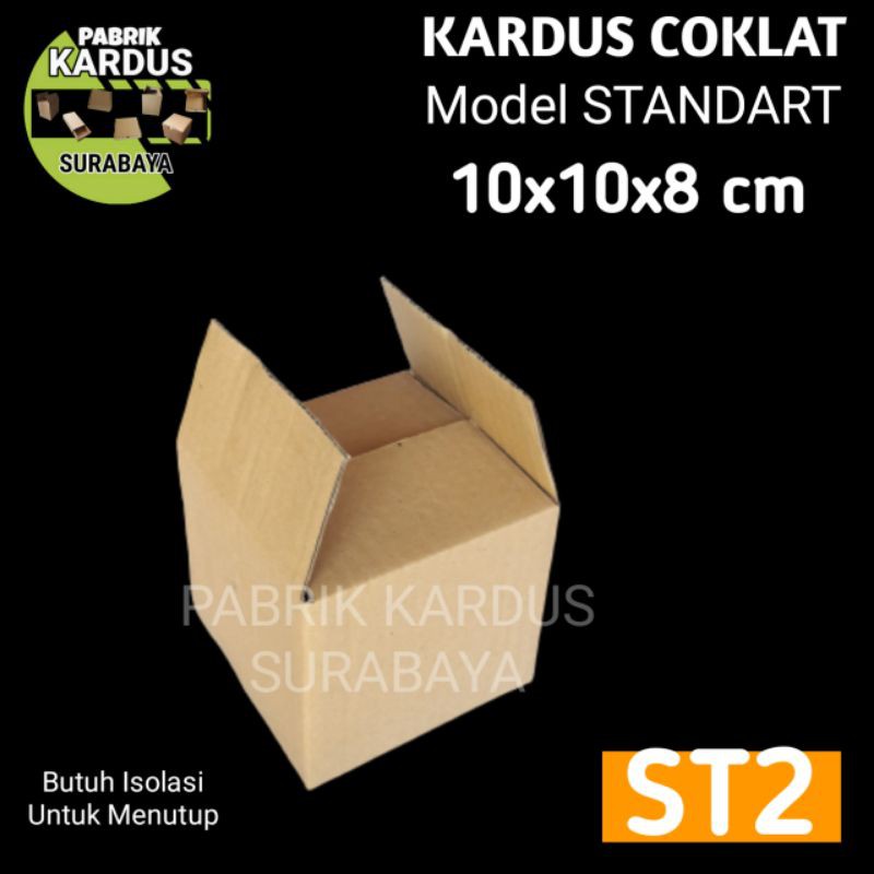 

KOTAK ST-2 COKLAT KARDUS ST-2 KARTON BOX POLOS DUS PACKING HP AKSESORIS