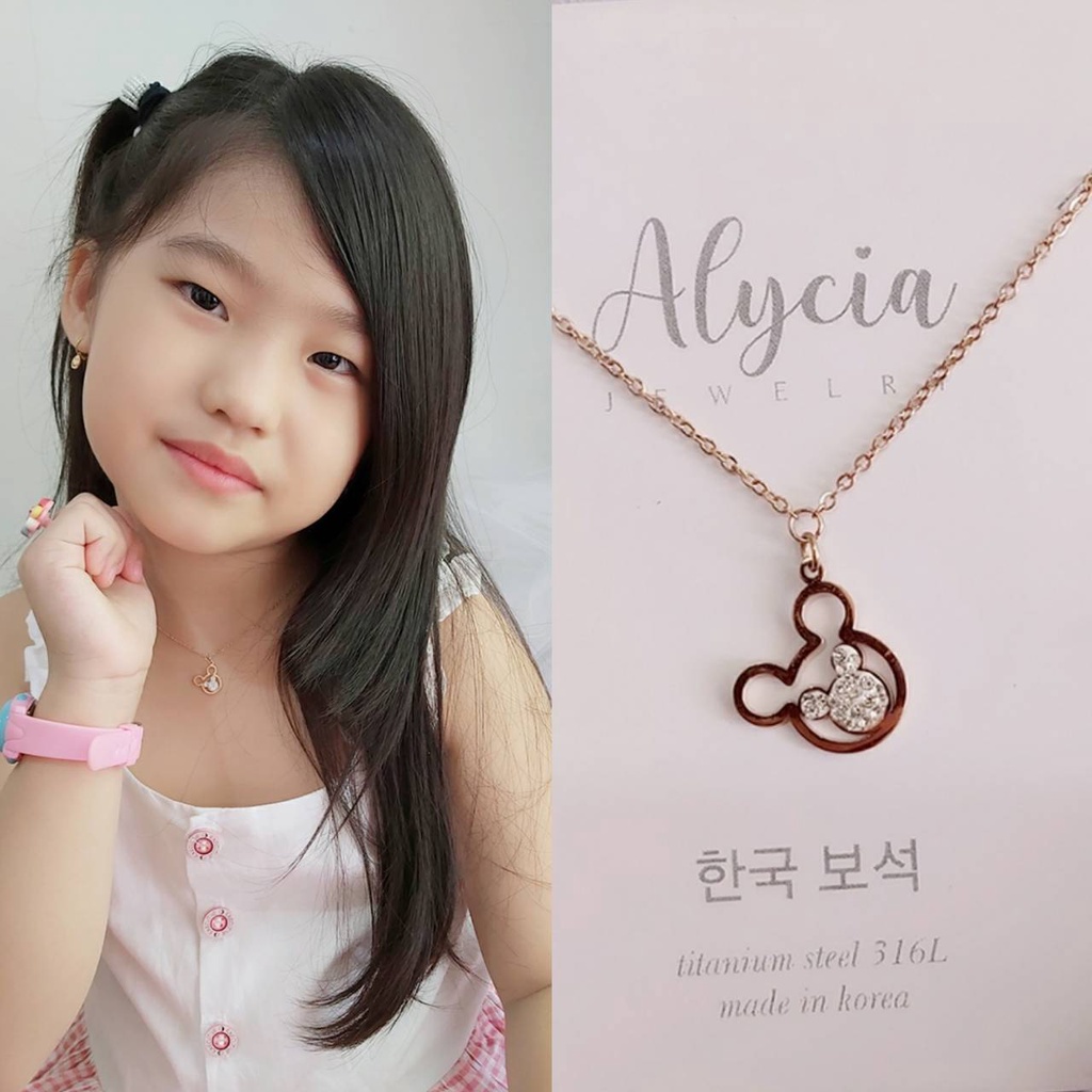 kalung anak original asli titanium