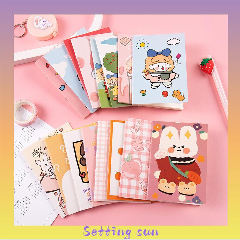 Buku Kecil yang Lucu Perlengkapan Kantor Notepad Alat Tulis Siswa Portable Mini Notebook Notepad TN