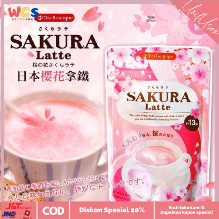 

⭐COD⭐ Tea Boutique Instant Sakura Latte 104gr