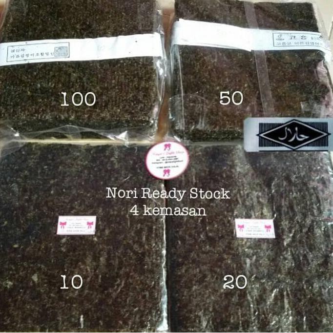 

Nori Rumput Laut 10Lembar 20Rb