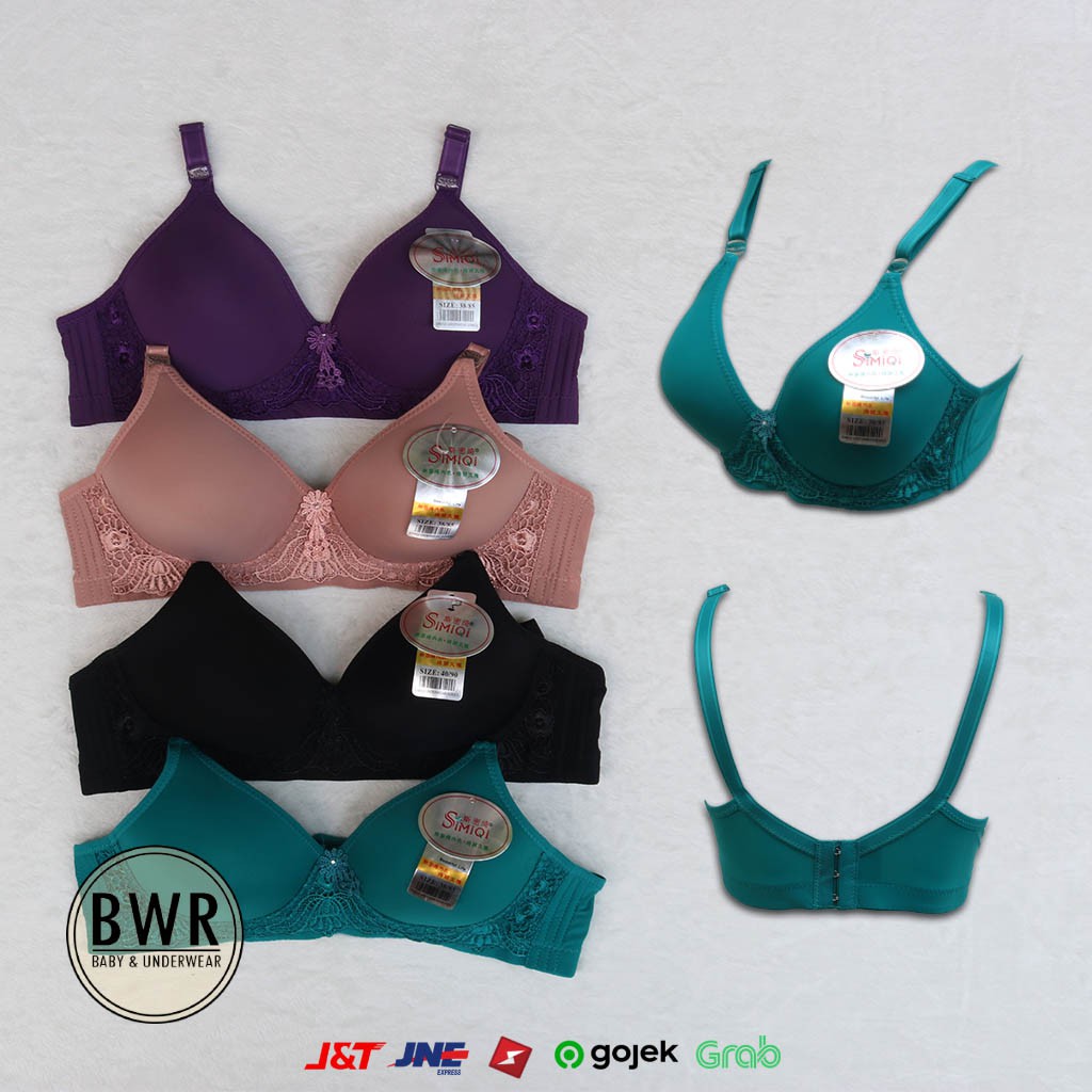 BH SIMIQI 6615 | BH busa cup [ VIII C3 ] full renda kancing 3| Bra renda simiQi | grosir BWR