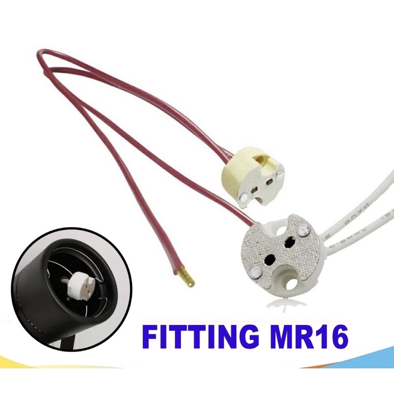 Fitting mr16/fitting kecil/fitting kap mr16 bulat