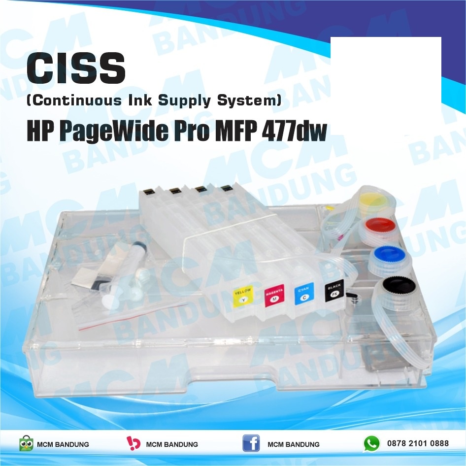CISS Cartridge Modif Tabung Infus HP Pagewide 477dw