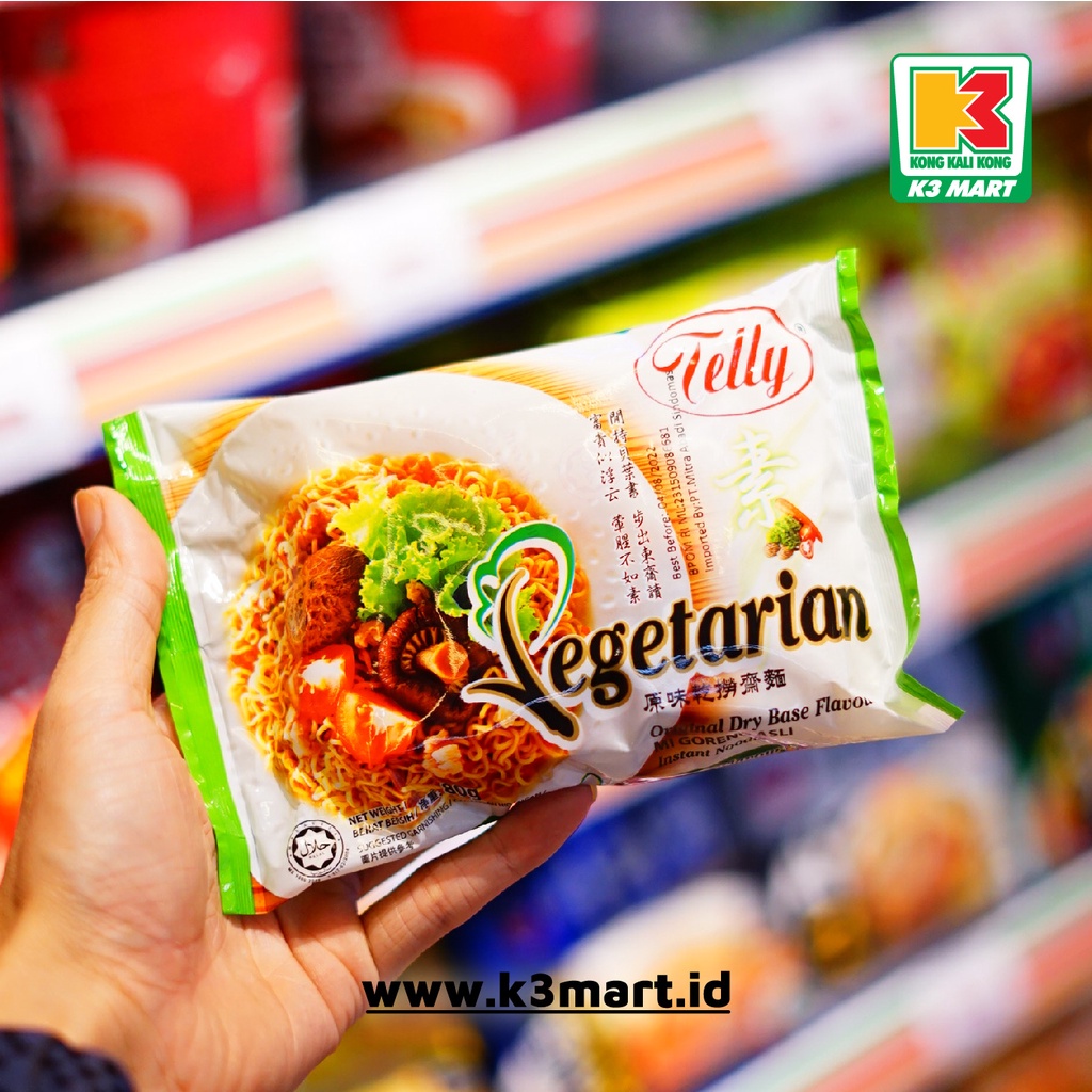 

Telly Vegetarian Original Dry Base Noodle 80gr