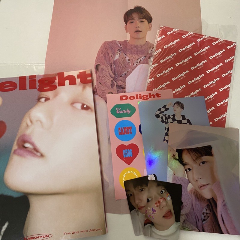 Baekhyun Delight Chemistry Fullset + PC & Postcard
