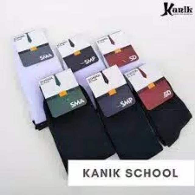 Kaos Kaki Sekolah KANIK &amp; SOKA SD SMP SMA