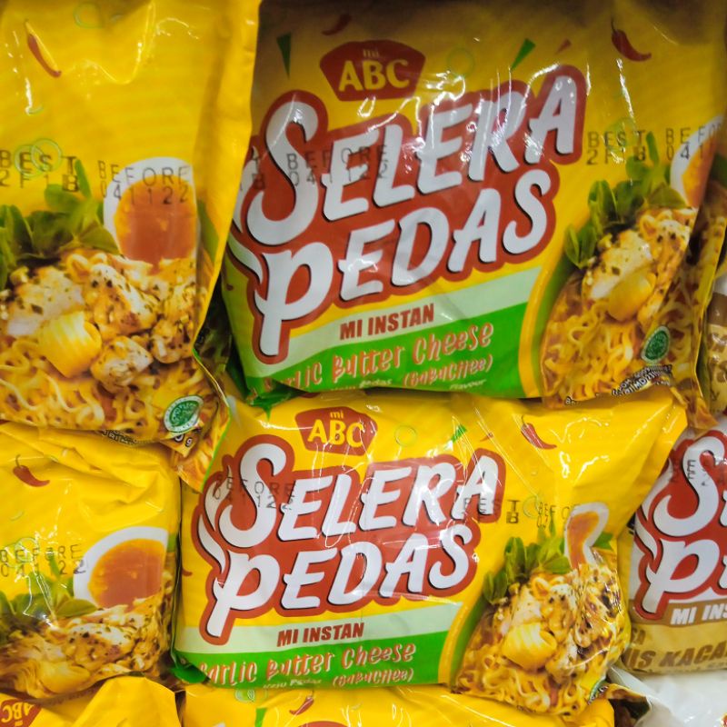 

mie goreng abc selera pedas garlic butter cheese 5x85gr